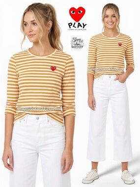 Comme des Garçons striped crewneck long sleeve t-shirt *shop@iamwarrior